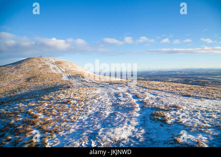 Mit Blick auf die Gipfel des Carnethy Hügel in den Pentland Hills in der Nähe von Edinburgh. Stockfoto