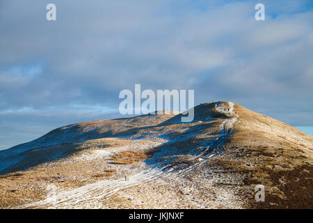 Mit Blick auf die Gipfel des Carnethy Hügel in den Pentland Hills in der Nähe von Edinburgh. Stockfoto