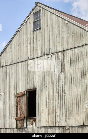 Eine Scheune auf einem Bauernhof der Amischen in Lancaster County, Pennsylvania, USA Stockfoto