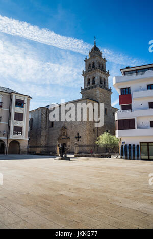 Basilika Nuestra Seora de la Encina, Spanien. Camino de Santiago. Stockfoto