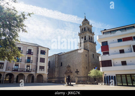 Basilika Nuestra Seora de la Encina, Spanien. Camino de Santiago. Stockfoto