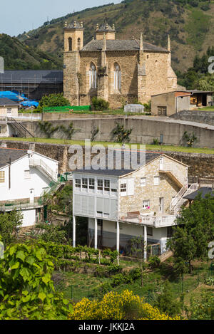 Villafranca del Bierzo, Spanien, Europa. Camino de Santiago. Stockfoto