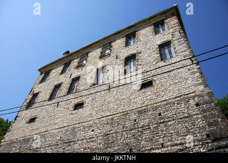 Zagoria Bergdörfer, Griechenland (Dilofo, Skamneli, Laista, Tsepelovo)  08 08 2010 Stockfoto