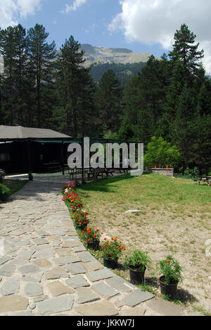 Zagoria Bergdörfer, Griechenland (Dilofo, Skamneli, Laista, Tsepelovo)  08 08 2010 Stockfoto