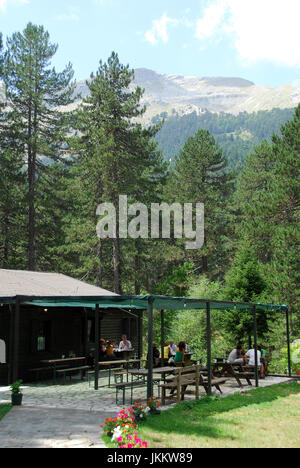 Zagoria Bergdörfer, Griechenland (Dilofo, Skamneli, Laista, Tsepelovo)  08 08 2010 Stockfoto
