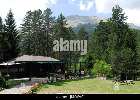 Zagoria Bergdörfer, Griechenland (Dilofo, Skamneli, Laista, Tsepelovo)  08 08 2010 Stockfoto