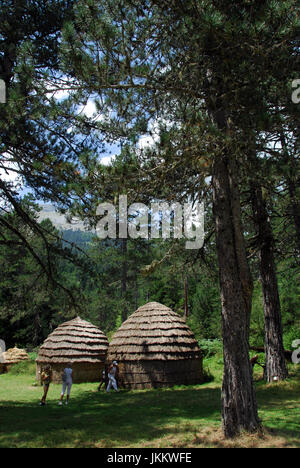 Zagoria Bergdörfer, Griechenland (Dilofo, Skamneli, Laista, Tsepelovo)  08 08 2010 Stockfoto