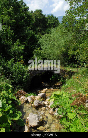 Zagoria Bergdörfer, Griechenland (Dilofo, Skamneli, Laista, Tsepelovo)  08 08 2010 Stockfoto