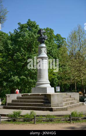 Denkmal, Friedrich der große, Nationalpark, Friedrichs Hain, Denkmal, Friedrich der Grosse, Volkspark, Friedrichshain, Berlin, Deutschland, Deutsch Stockfoto