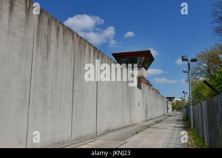 Schlechter, Gefängnis, Seidelstraße, Tegel, Dorf Reinicken, Berlin, Deutschland, Mauer, JVA, Reinickendorf, Deutschland Stockfoto