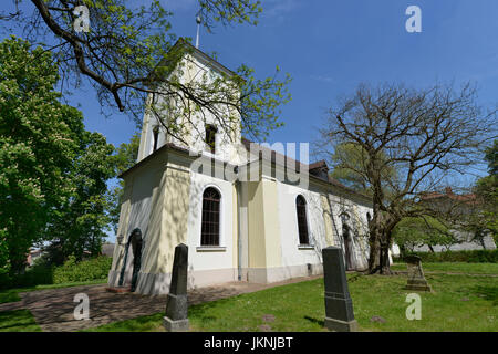 Dorfkirche Alt-Luebars, Luebars, Dorf Reinicken, Berlin, Deutschland, Dorfkirche, Reinickendorf, Deutschland Stockfoto