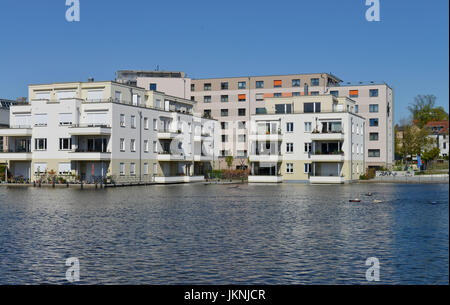 Neubauten, Tegeler Hafen, Tegel, Dorf Reinicken, Berlin, Deutschland, Neubauten, Tegeler Hafen, Reinickendorf, Deutschland Stockfoto