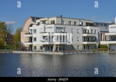 Neubauten, Tegeler Hafen, Tegel, Dorf Reinicken, Berlin, Deutschland, Neubauten, Tegeler Hafen, Reinickendorf, Deutschland Stockfoto