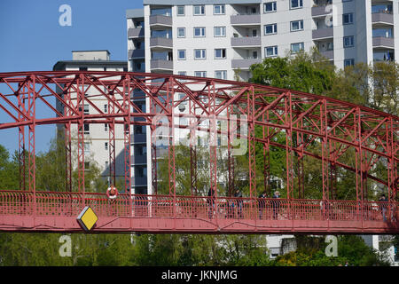 Sechserbruecke, Tegeler Hafen, Tegel, Dorf Reinicken, Berlin, Deutschland, Tegeler Hafen, Reinickendorf, Deutschland Stockfoto