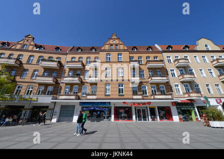 Gorkistrasse, Tegel, Dorf Reinicken, Berlin, Deutschland, Reinickendorf, Deutschland Stockfoto