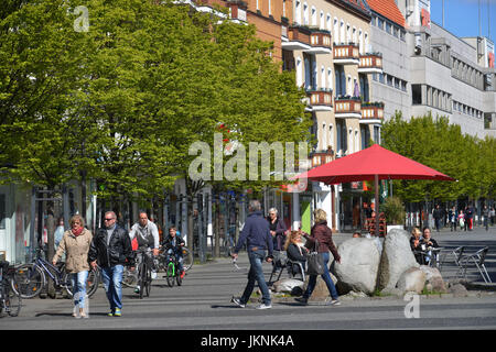 Gorkistrasse, Tegel, Dorf Reinicken, Berlin, Deutschland, Reinickendorf, Deutschland Stockfoto