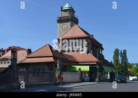 Railway Station, Frohnau, Dorf Reinicken, Berlin, Deutschland, Bahnhof, Reinickendorf, Deutschland Stockfoto