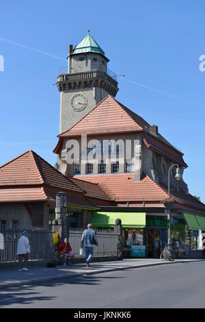 Railway Station, Frohnau, Dorf Reinicken, Berlin, Deutschland, Bahnhof, Reinickendorf, Deutschland Stockfoto