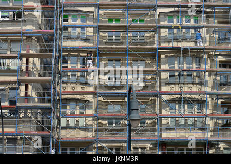 Sanierung, Altbau, High Street, Schönheit des Berges, Renovierung, Altbau, Hauptstrasse, Schöneberg, Berlin, Germany, Deutschland Stockfoto