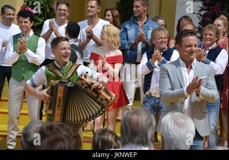 Rust, Deutschland, 23. Juli 2017, Das Erste ARD TV-Show "Immer Wieder Sonntags" Credit: Mediensegel/Alamy Live-Nachrichten Stockfoto