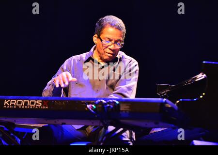 Freiburg im Breisgau, 23. Juli 2017, Herbie Hancock und Band am ZMF Zelt-Musik-Festival Freiburg Credit: Mediensegel/Alamy Live-Nachrichten Stockfoto