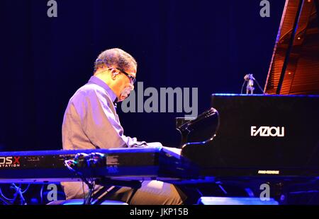 Freiburg im Breisgau, 23. Juli 2017, Herbie Hancock und Band am ZMF Zelt-Musik-Festival Freiburg Credit: Mediensegel/Alamy Live-Nachrichten Stockfoto