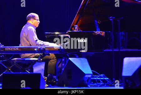 Freiburg im Breisgau, 23. Juli 2017, Herbie Hancock und Band am ZMF Zelt-Musik-Festival Freiburg Credit: Mediensegel/Alamy Live-Nachrichten Stockfoto