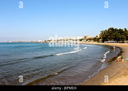 Torreon Strand in Benicassim, einem Badeort an der Costa del Azahar Coast, Provinz von Castello, Spanien Stockfoto