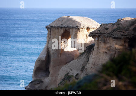 Nahaufnahme eines der zwölf Apostel vor der Küste von Port Campbell National Park, von der Great Ocean Road in Victoria Stockfoto