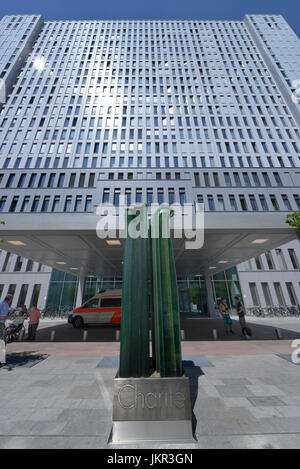 Charite, Bett Hochhaus, Luisenstraße, Mitte, Berlin, Deutschland, Bettenhochhaus, Mitte, Deutschland Stockfoto