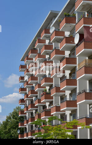 Neubauten, Schwiebusser Straße, cross-Mountain, Neubauten, Schwiebusser Straße, Kreuzberg, Berlin, Germany, Deutschland Stockfoto