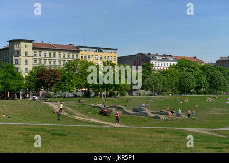 Görlitzer Park, cross-Mountain, Deutschland, Kreuzberg, Görlitzer Park, Berlin, Deutschland Stockfoto