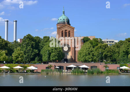 St. Michael Kirche, Engels Waschbecken, Mitte, Berlin, Deutschland, St. Michael Kirche, Engelbecken, Mitte, Deutschland Stockfoto