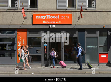 einfaches Hotel, Rosenthaler Straße, Mitte, Berlin, Deutschland, Easyhotel, Rosenthaler Straße, Mitte, Deutschland Stockfoto