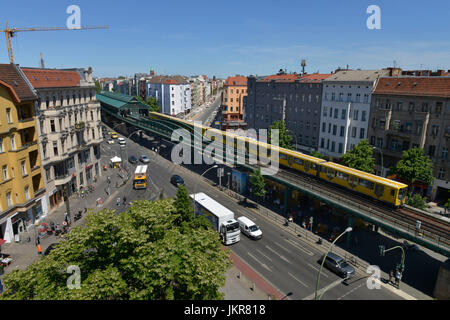 Kastanienallee, Schönhauser Allee, Prenzlauer Berg, Pankow, Berlin, Deutschland, Kastanienallee, Schoenhauser Allee, Prenzlauer Berg, Deutschland Stockfoto