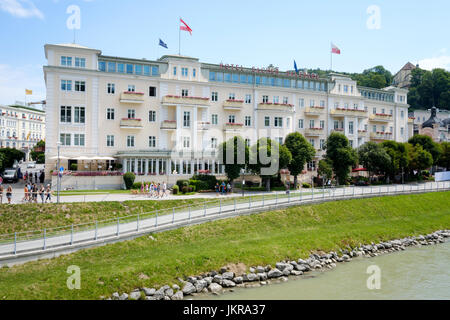 Hotel Sacher Salzburg, Österreich Stockfoto