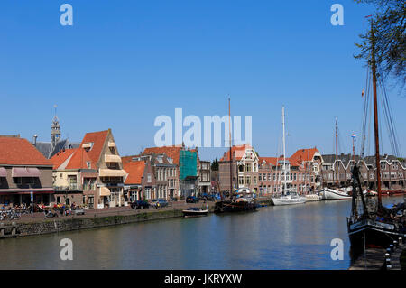 Schiffe im Hafen von Hoorn, Niederlande | Schiffe Im Hafen, Hoorn, Niederlande Stockfoto