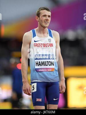 Der Brite James Hamilton beendet Dritter bei der Herren 800m T20 Runde 1 Hitze 1/2 Stockfoto