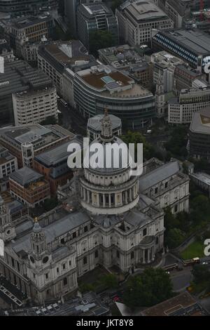 Luftaufnahmen über London Stockfoto