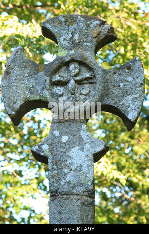 Frankreich, Cantal (15), Parc Naturel des Vulkane d ' Auvergne, Saint-Hippolyte, Chapelle De La Font Sainte Croix À Proximité / / Frankreich, Cantal, Parc Natur Stockfoto