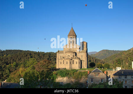 Frankreich, Puy-de-Dôme (63), Saint-Nectaire, l'Église Saint-Nectaire / / Frankreich, Puy de Dome, St Nectaire, St Nectaire Kirche Stockfoto