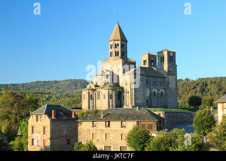 Frankreich, Puy-de-Dôme (63), Saint-Nectaire, l'Église Saint-Nectaire / / Frankreich, Puy de Dome, St Nectaire, St Nectaire Kirche Stockfoto