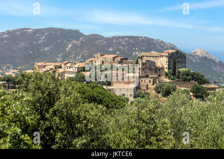 Pigna, Korsika, Frankreich Stockfoto