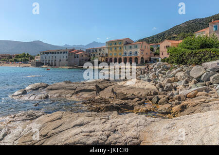 Algajola, Korsika, Balagne, Frankreich Stockfoto