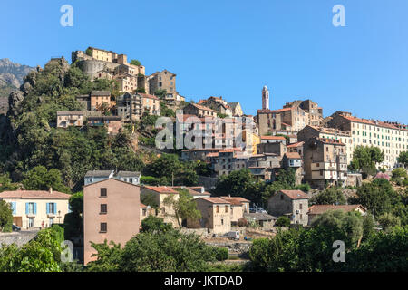 Corte, Haute-Corse, Korsika, Frankreich Stockfoto
