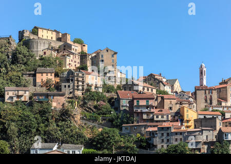 Corte, Haute-Corse, Korsika, Frankreich Stockfoto