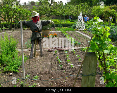 Kitchen Garden im Chenies Manor House and Gardens, Chenies, Buckinghamshire, Großbritannien Stockfoto