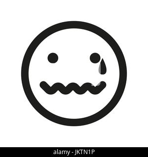 Satz von Emojis auf isolierten weißen Hintergrund. Stock Vektor