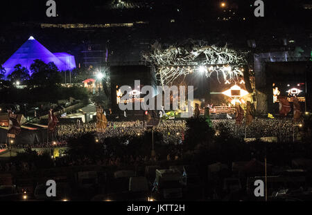 Glastonbury Festival 2017 - Tag 3 Mitwirkende: Major Lazer wo: Glastonbury Festival, Vereinigtes Königreich bei: 23. Juni 2017 Credit: WENN.com Stockfoto