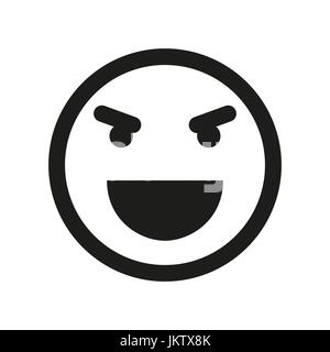 Satz von Emojis auf isolierten weißen Hintergrund. Stock Vektor
